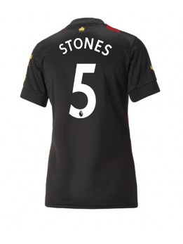 Manchester City John Stones #5 Auswärtstrikot für Frauen 2022-23 Kurzarm